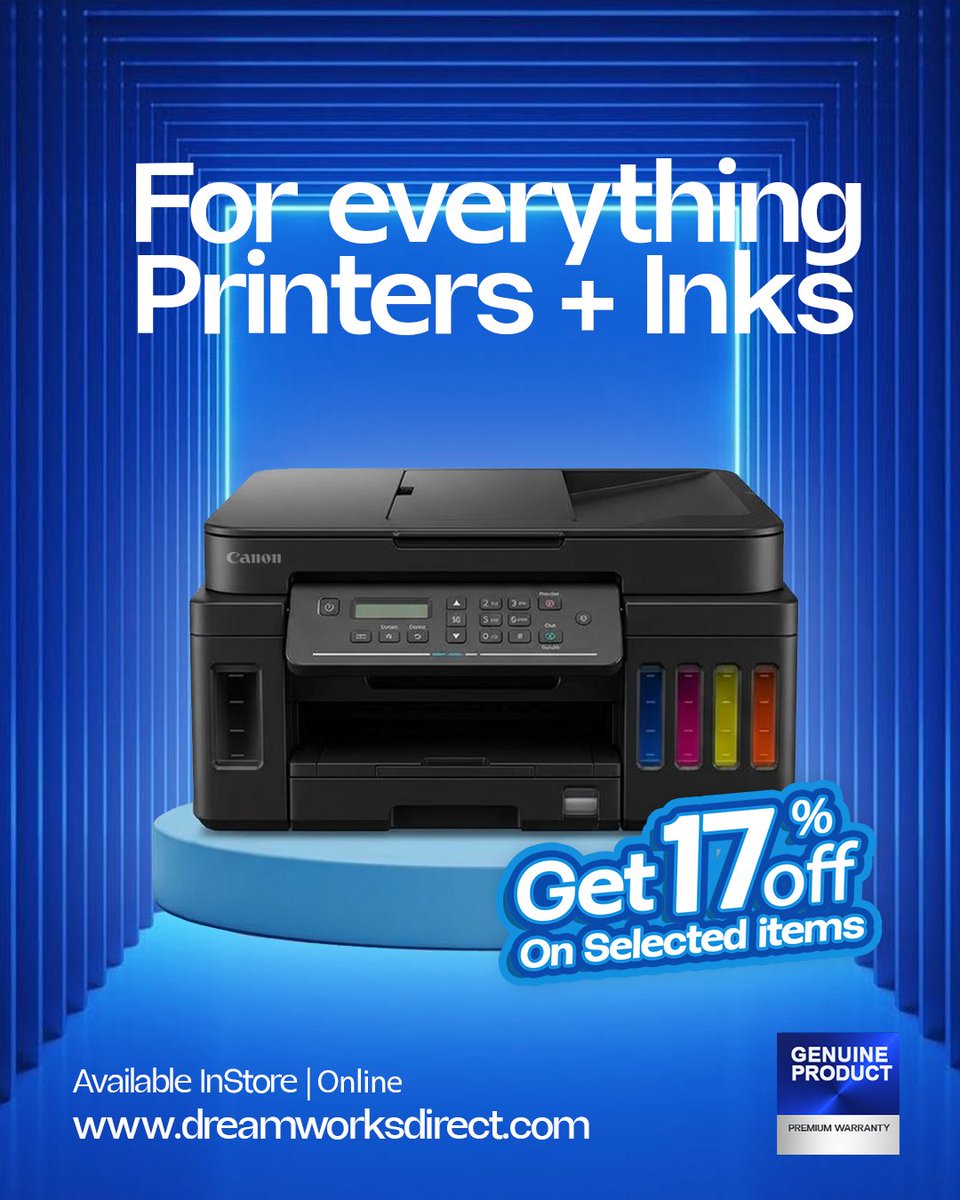 Dreamworksnig's tweet photo. 🔥 Get 17% OFF selected items!

Shop great deals on laptops, printers &amp; inks, home appliances, accessories, gadgets and more.

Upgrade, replace or shop that gadget you’ve been eyeing for less. 🛍️

DM us or visit https://t.co/JKkxxGiYwE

Available InStore | Online

#DreamworksNig https://t.co/f83TZWbZQI