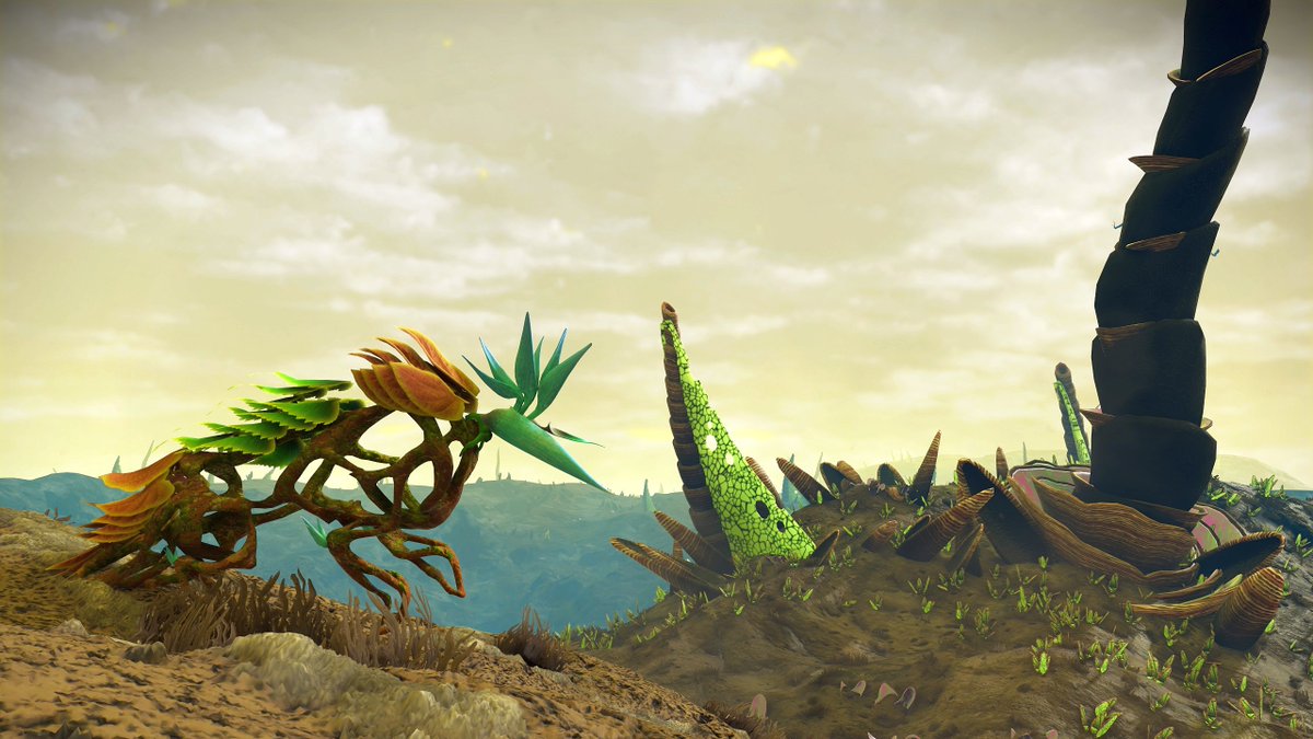 NostromoNMS's tweet photo. This creature has vowed never to book a weight-loss vacation again. #NoMansSky @HelloGames #NMSCosmos https://t.co/1oGQqc6xtL