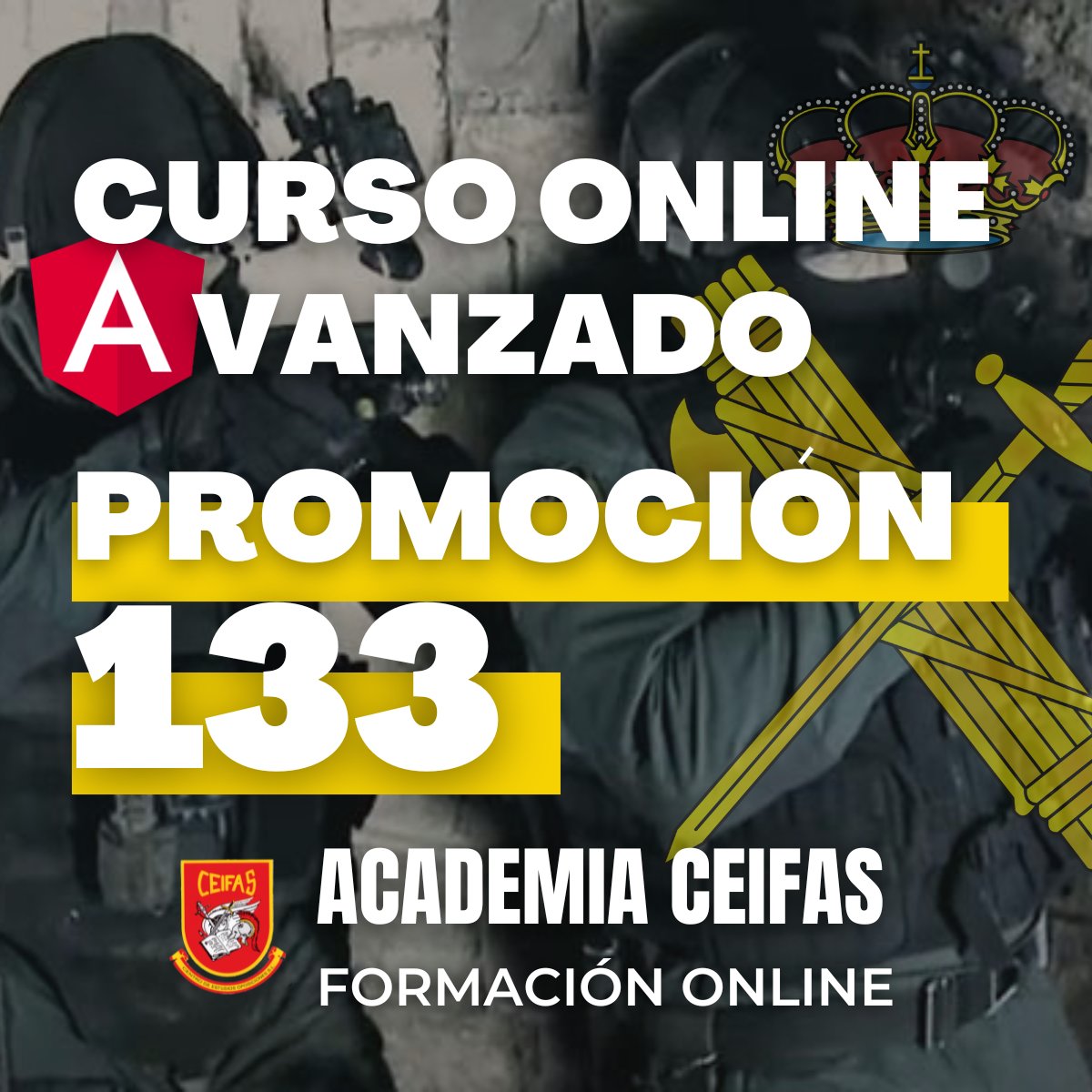 AcademiaCeifas's tweet photo. Si no es tu primera convocatoria, accede a nuestro curso avanzado para optimizar tu tiempo de estudio con una planificación más ad-hoc a tus intereses 📚
CON TEMARIO DESCARGABLE EN PDF⬇️
Entra en nuestra web para más información.🌐
#oposiciones #opogc #guardiacivil https://t.co/qOqRIAaLJL