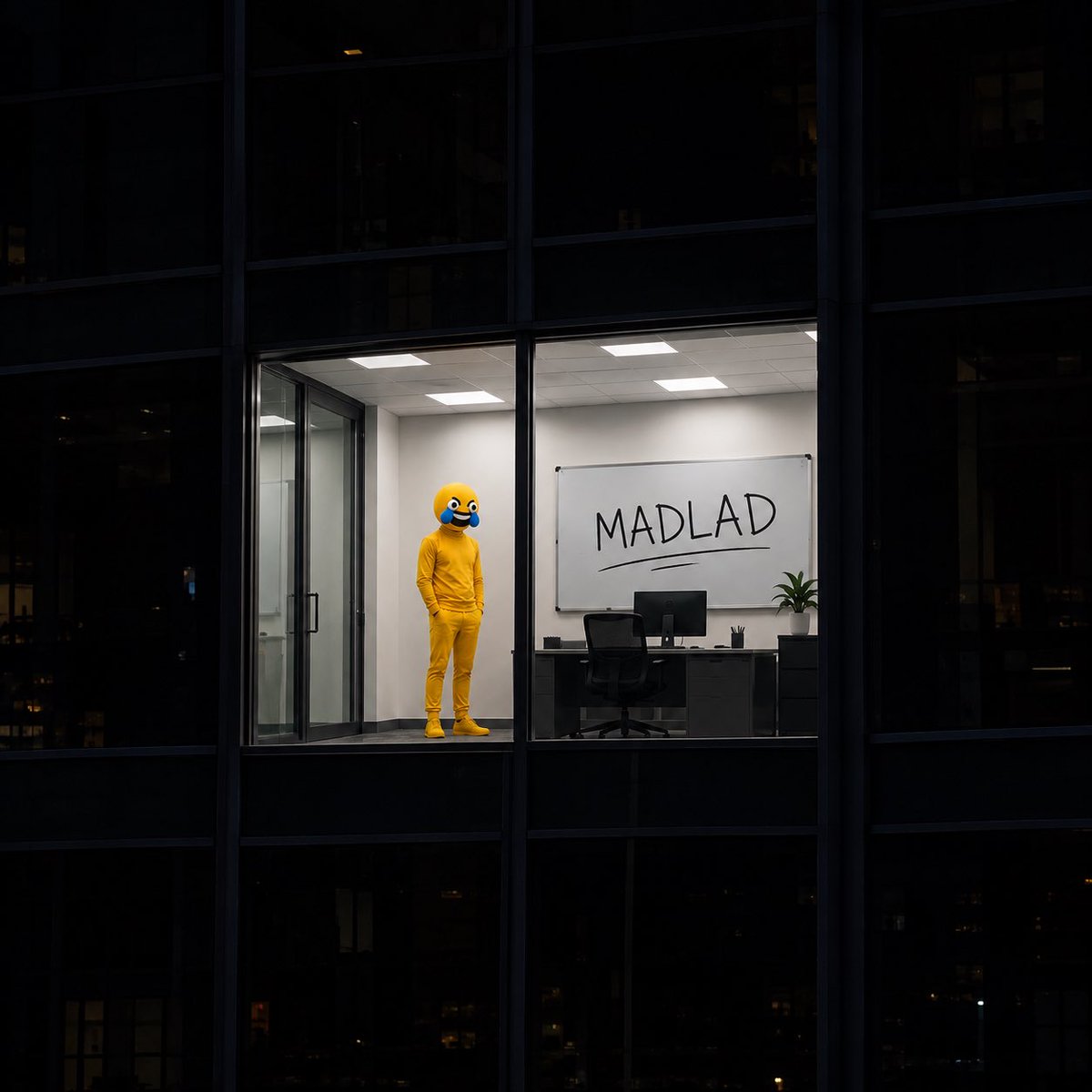 madladontrix's tweet photo. IN THE OFFICE. 

MAD WORLD ORDER. https://t.co/VZUr3iUBHZ