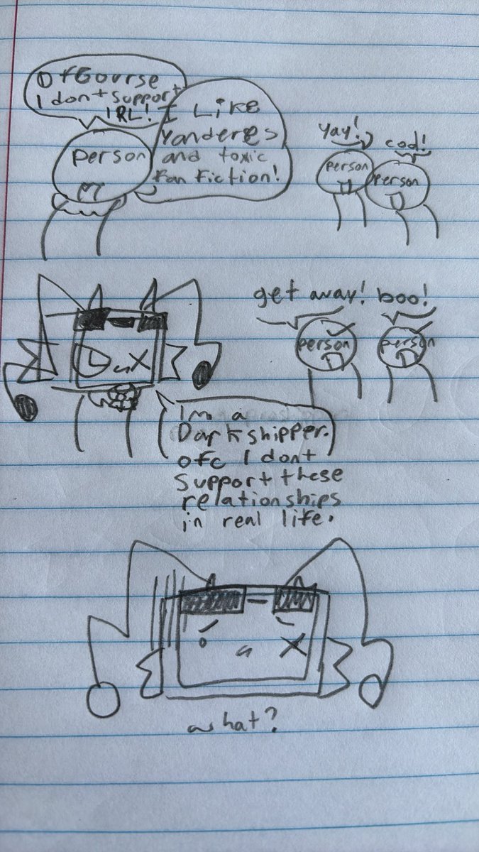 Mangzo_1's tweet photo. As a dark-shipper, OFCOURSE I feel uncomfortable with real life relationships like 1ncest, and r4pe…  I wouldn’t want it happening to me or other people. *Fictional* relationships are different though.. https://t.co/H2hb8SXYcw