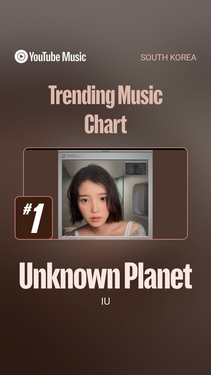 jieunchart's tweet photo. .@_IUofficial’s “Unknown Planet” and “Dear my crazy soulmate” are the #1 and #2 songs on YouTube South Korea Trending Music Chart, respectively. https://t.co/5xd2wZyi6Y