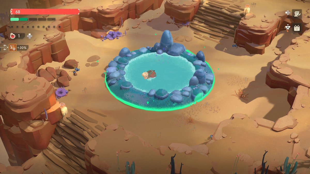 mai_game_ch's tweet photo. やっとここまでこれました！
このあとボス戦で負けました！！🤣

#ゲームライフ
#Moonlighter2 https://t.co/yhFUVllYBv