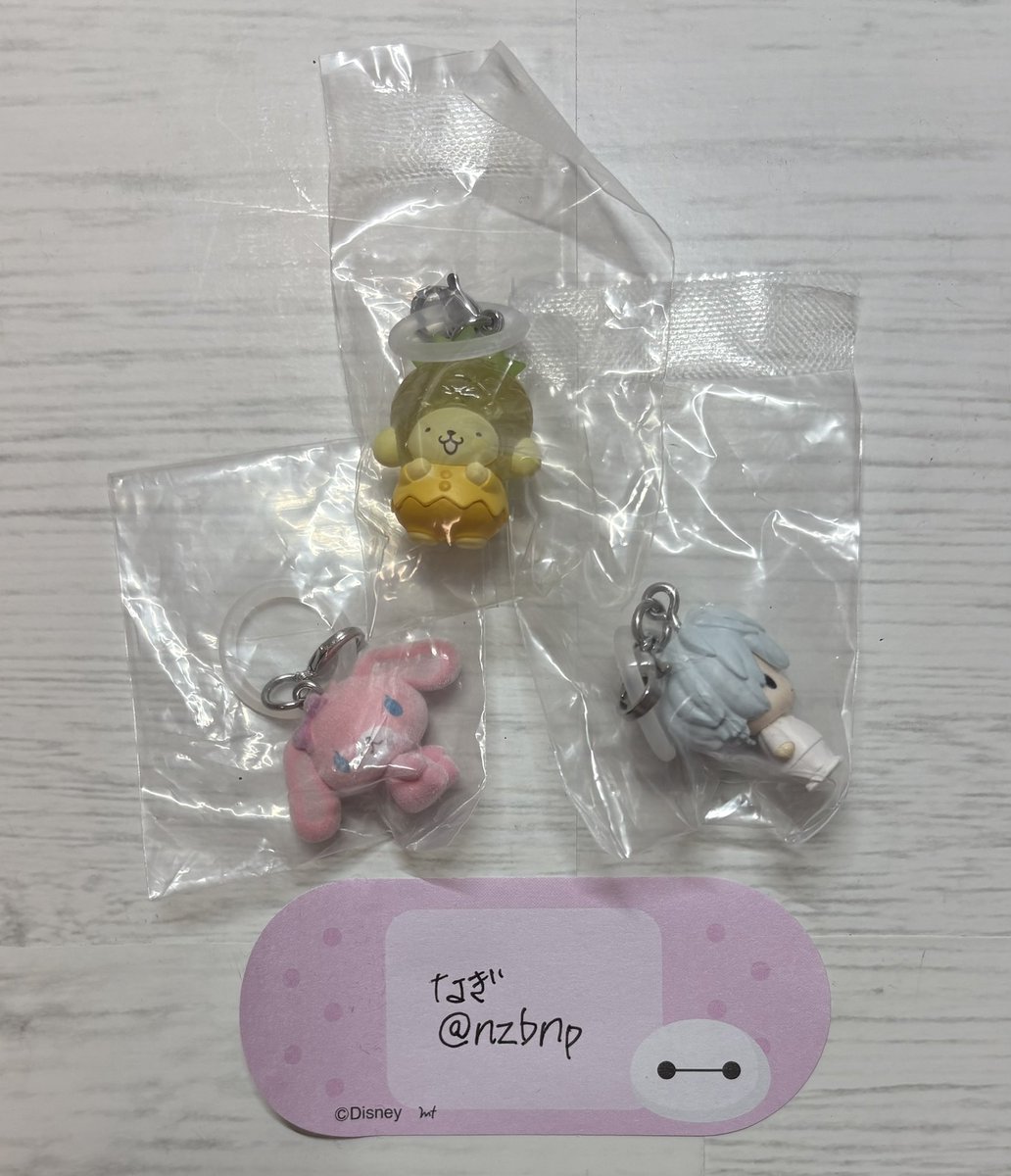 nzbnp's tweet photo. 【交換】 サンリオ くだもの シュガバニ デスノート めじるしアクセサリー めじるし

譲 ポムポムプリン ももうさ ニア
求 ハロウィン クロミ

郵送での交換を希望します。
検索からでも気軽にお声がけください。 https://t.co/eD7Jjppbf8