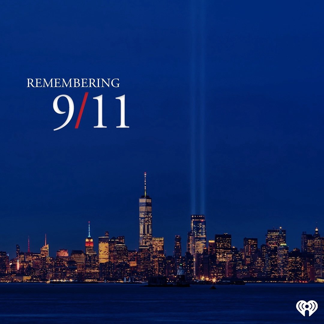 iHeartCountry's tweet photo. 25 years later, we remember and honor the lives we lost on September 11, 2001. #NeverForget ❤️🇺🇸 https://t.co/LyAVViB3rh