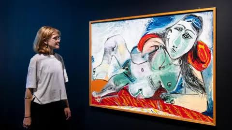HughRacing's tweet photo. it might help if we had a detailed explanation of why he thinks he should be the arbiter of "filth", and whether, for instance, this artwork (also displayed in London, by some foreign fella called Picasso) is also "filth" and should be torn down https://t.co/qWuh9n98aO