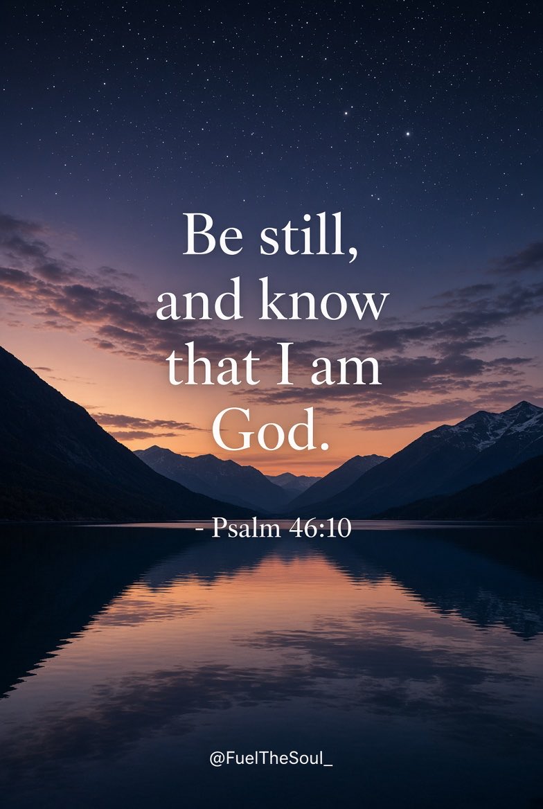 FuelTheSoul_'s tweet photo. Be still and know.
Psalm 46:10
#BeStill #God #FuelTheSoul https://t.co/nf0UErqoRx