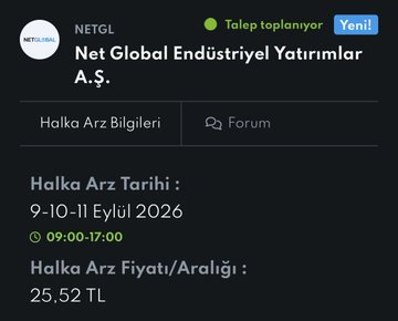 fharah25's tweet photo. #NETGL halka arzında talepler 1 saat sonra 17.00’da tamamen kapanacak. Şu an 600.000’den fazla başvuru var. Son dakikalar olduğu için bu sayı muhtemelen daha da artacaktır.

1.500 TL talep girişi hayli hayli yeterli olacak gibi gözüküyor. Ben başvurumu yaptım, bekliyorum. https://t.co/KLa4Ubib11