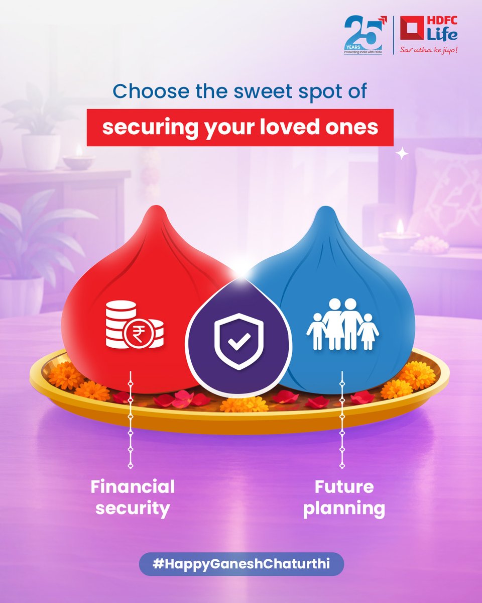 This Ganesh Chaturthi, choose blessings that stay, financial security and future planning for your loved ones HDFCLife Sa...