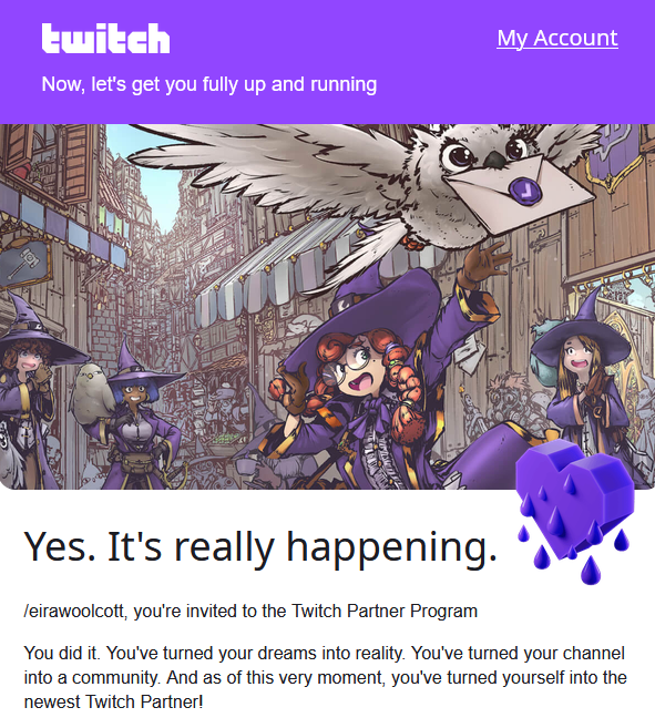 eira_ch's tweet photo. almost six years... and we're finally here! my first partner push was a total success! 💜
thank you all ever so much for your support and belief in me over all this time, especially on the part of the floomfies. i really, really don't know where i'd be without you guys! BUT THIS IS ONLY THE BEGINNING FOR A SEEP IDOL-IN-TRAINING LIKE MYSELF... FIRST, TWITCH? NEXT, WORLD DOMINATION!!!!