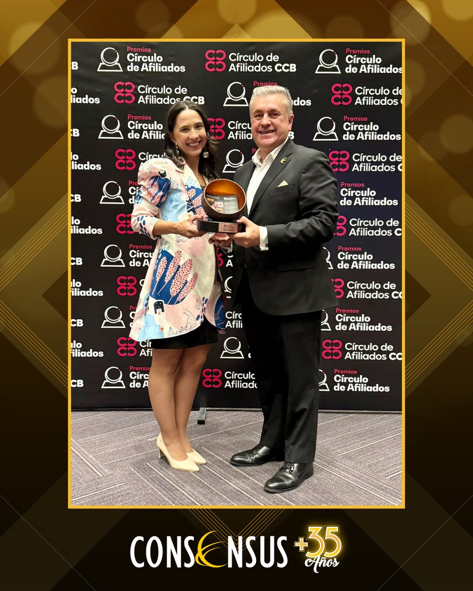 ConsensusCol's tweet photo. 🏆 Recibimos con enorme orgullo el Premio a la Fidelidad de Afiliados 2026, otorgado por la Cámara de Comercio de Bogotá en el marco de los Premios Círculo de Afiliados 2026.

Hoy celebramos 35 años de historia. Miles de empresas acompañadas. 🚀 https://t.co/tuxdoaAc2P