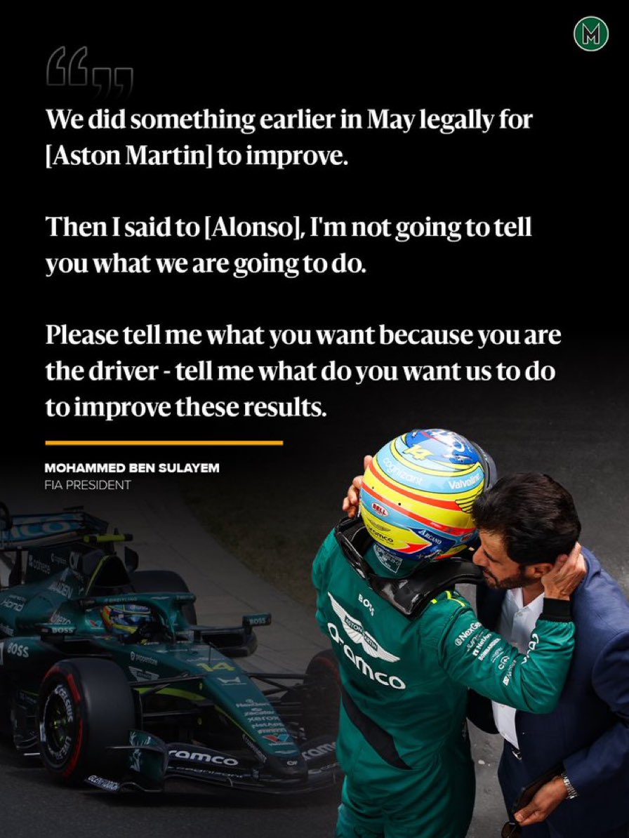 RobLMyers's tweet photo. No hint or corruption and favouritism from the squeaky clean @Ben_Sulayem. None at all. No sir. 🙃

#F1 #NoMoreBS https://t.co/YEIBiWoLwJ