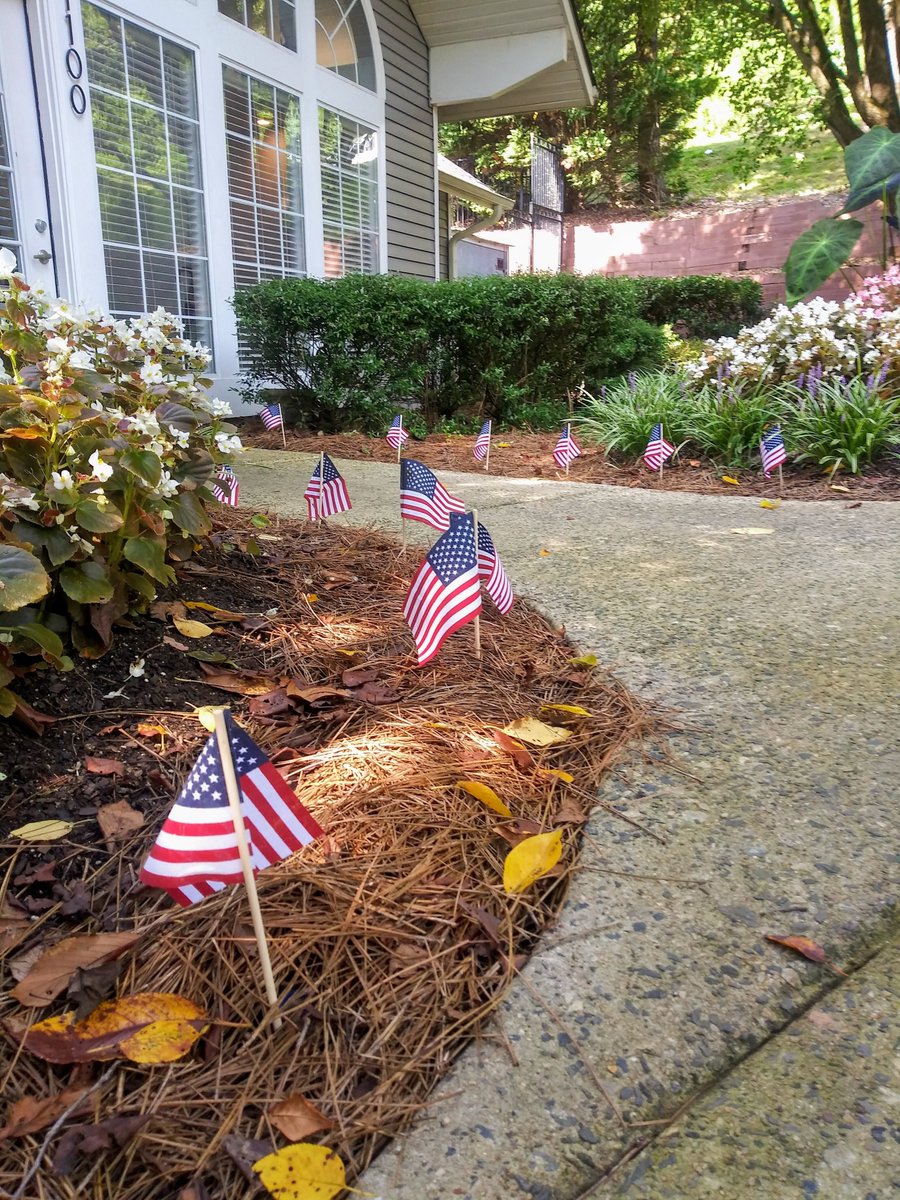 WalkersRidgeNC's tweet photo. Honoring the heroes and lives lost on 9/11. Remembering their impact and the strength they leave behind. #NeverForget #911Remembrance 🕊️ https://t.co/QEyC1wPJeD