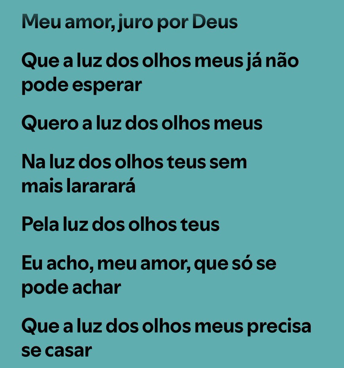rmviadao's tweet photo. Pela Luz dos Olhos Teus 
Miúcha, Tom Jobim https://t.co/ttVl3LVjPD