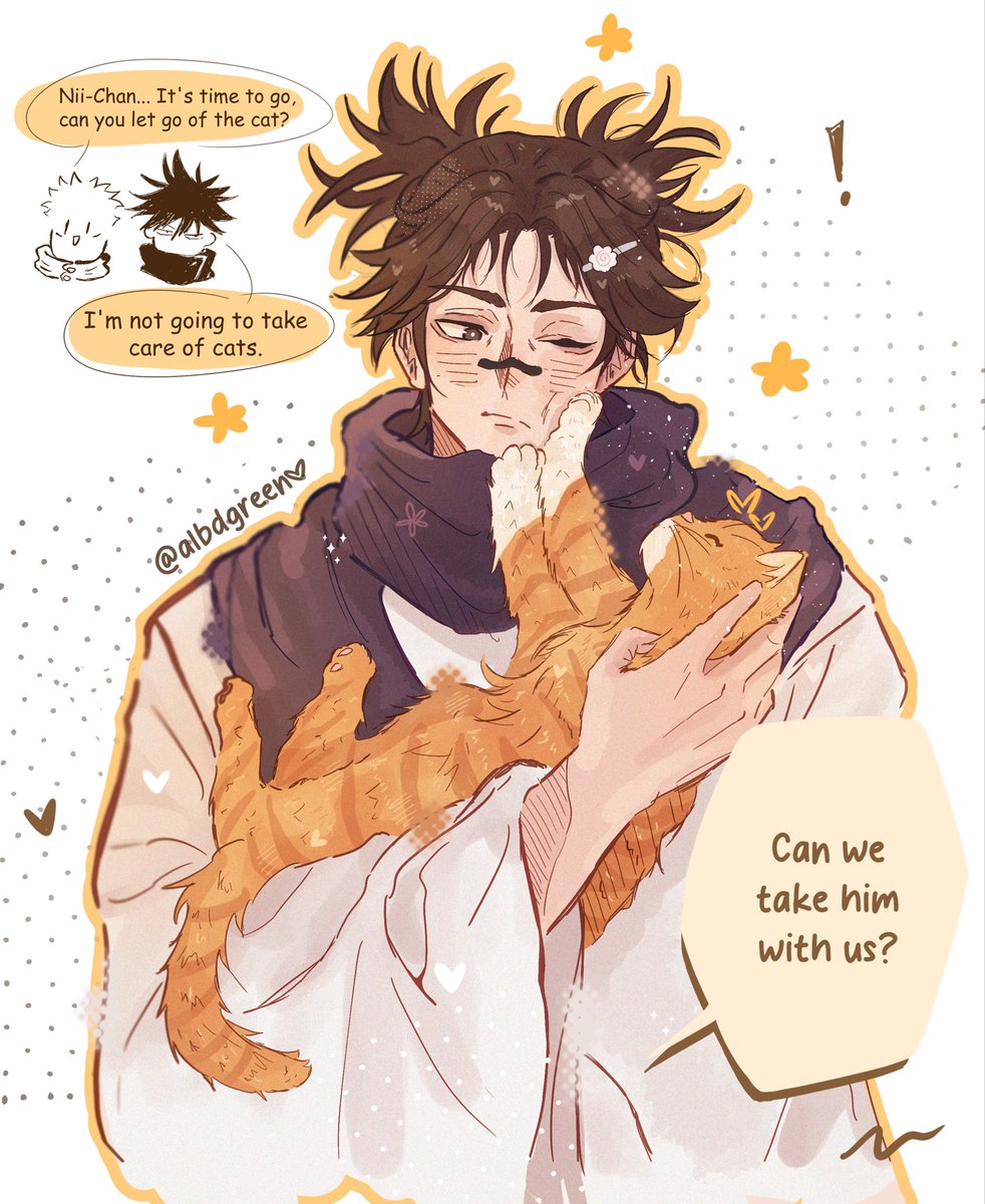 albdgreen's tweet photo. Choso dad era unlocked. 🐈
#choso #chosokamo #jujutsukaisen #jjkfanart #chosofanart https://t.co/zYpiTgpQjF