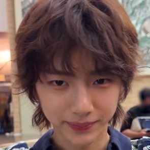 st4rtiss's tweet photo. the most chocoball hairstyle on him ever https://t.co/IfBsMWaA64