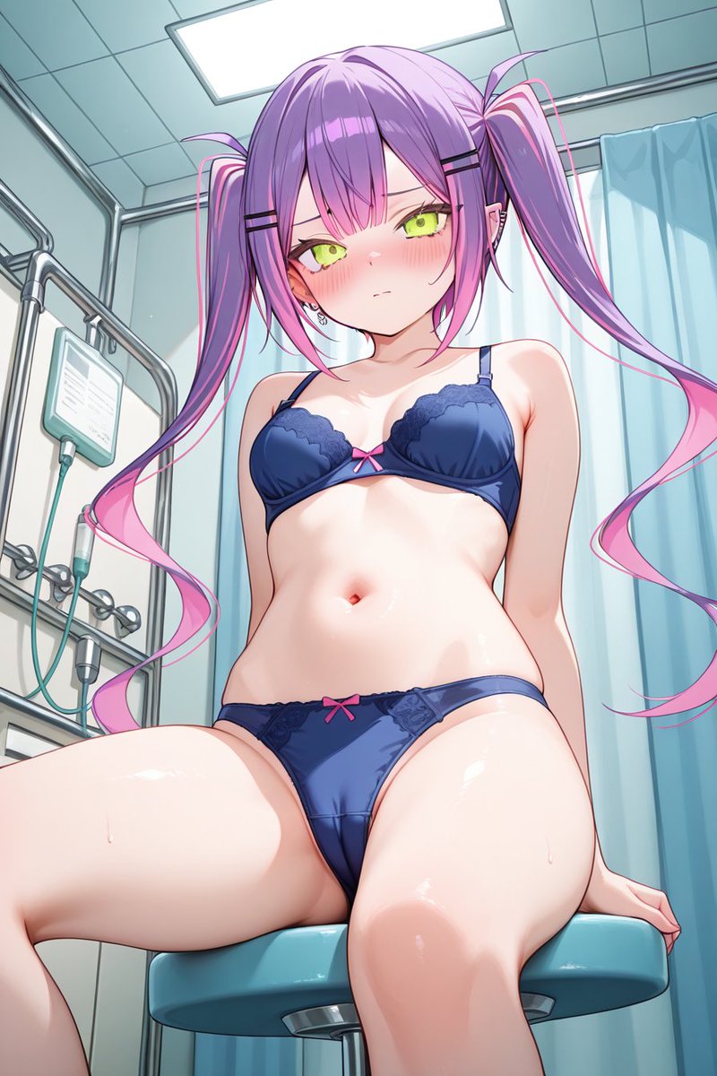 meivyAI's tweet photo. 健康診断　常闇トワ
#aiイラストㅤ　＃ホロライブ　
SFW illustration https://t.co/QvNJ5hXAI8