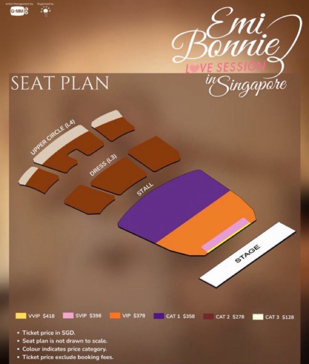 TicketingN's tweet photo. 【WTS / LFB】 EMIBONNIE LOVE SESSION in SINGAPORE 🇸🇬
🎟️ チケット販売中
— SVIP — VIP — CAT 1
 すべての特典付き  海外ファン（インターファン）歓迎！
ご興味のある方はDMまでお気軽にご連絡ください 
#EmiBonnieLoveSessionSG #EmiBonnie #ANY #GMMTV https://t.co/kbz38JY81O