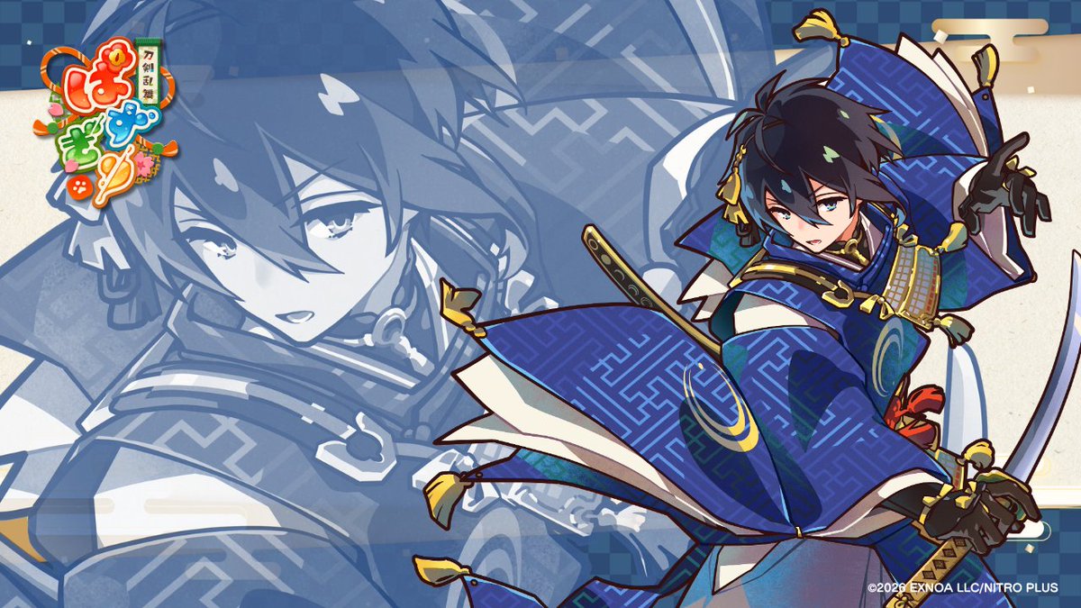 touken_puzzle's tweet photo. 【レア刀剣男士　公開】

『刀剣乱舞ぱずぎり』にリリース日から登場する
5振りのレア刀剣男士を先行公開！

まずは、リリース時にログインすれば”必ず”もらえる
レア 三日月宗近（戦装束）

「俺を熱くさせたな」

#ぱずぎり #刀剣乱舞 https://t.co/CpFrXSAF06