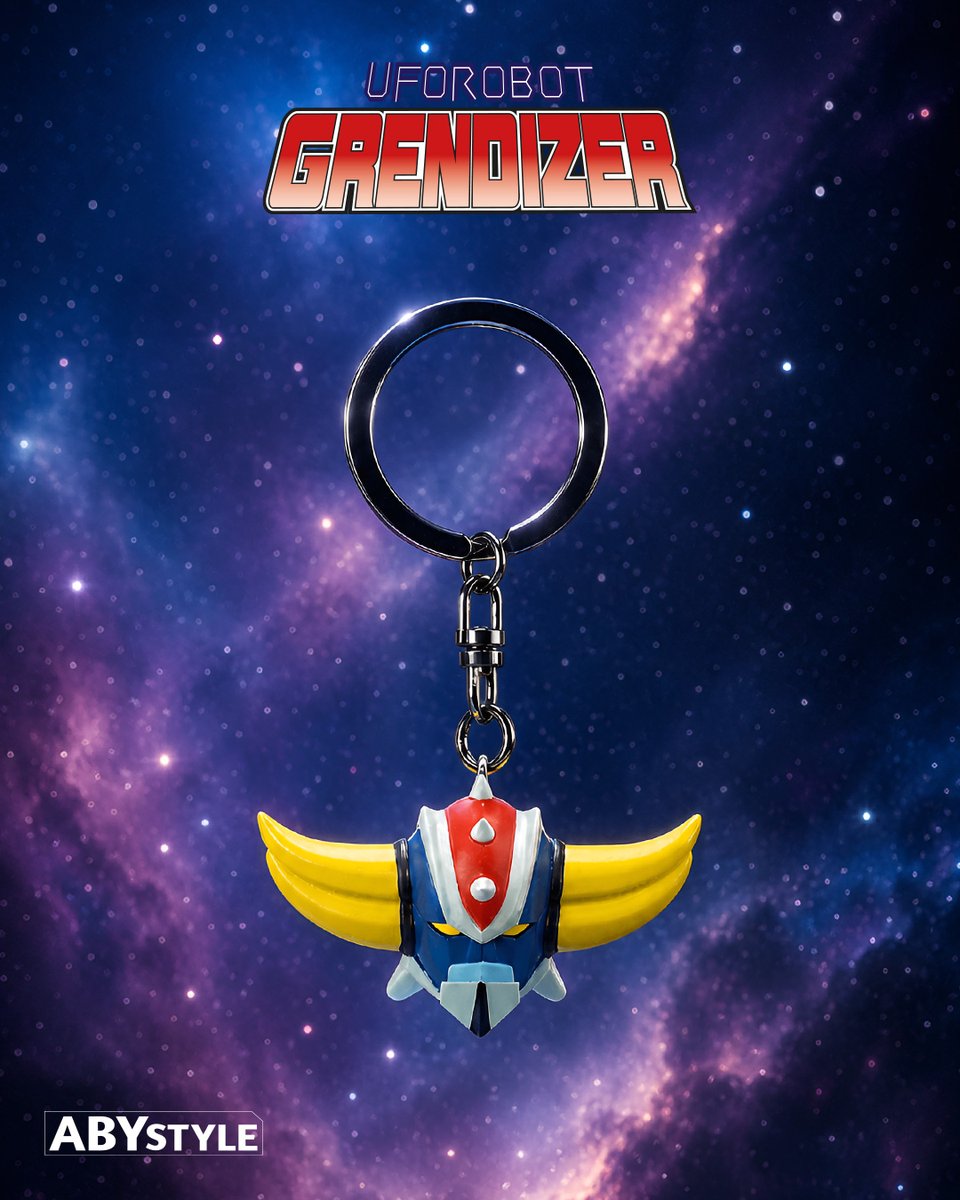 _ABYstyle's tweet photo. Take Goldorak with you wherever you go! 🤖✨

This 3D keychain recreates the iconic robot’s head in a compact 2.8 x 4.8 cm design.

#ABYstyle #TheFanExperience #Goldorak #Grendizer

➡️ AVAILABLE IN OUR ABYSTYLE FULL STUFF SHOPS AND https://t.co/bBKDysnxFK https://t.co/09mkY7RZ9w