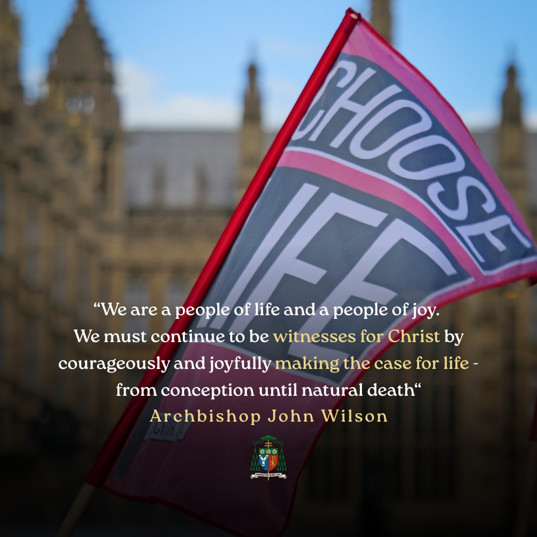 RC_Southwark's tweet photo. The Assisted Suicide Bill has been defeated - thanks be to God 🙏

Archbishop John Wilson said:

“I am grateful to everyone who made their voices heard in defence of life, especially by writing to their MPs and sharing their messages of hope. By the grace of God, MPs have listened and voted against assisted suicide. Together, we have shown that we will not stand by while the sacredness of life is under threat.

“As the many thousands at the March for Life demonstrated, we are a people of life and a people of joy. We must continue to be witnesses for Christ by courageously and joyfully making the case for life - from conception until natural death”