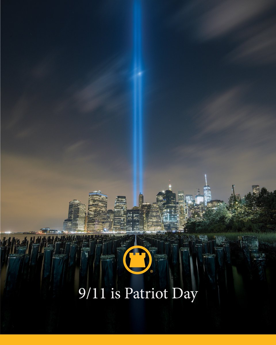 CticNcsPitt's tweet photo. On Patriot Day, we honor the memory of those we lost, recognize the bravery of those who responded, and reflect on the strength and unity shown in the days that followed.

May we always remember. 🇺🇸

#PatriotDay #NeverForget https://t.co/HndVO0mh9a