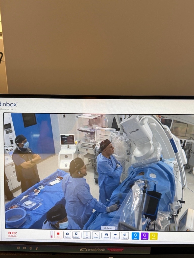 OrbusNeich's tweet photo. 🔴Day 1 | EHS Cardio, Dubai
Complex PCI Fujairah Experience live case with Dr. Wael Aboushokka & Dr. Thair Khuzeim
🔹 Scoreflex TRIO 3.5×15 – lesion prep
🔹 Support C 3.5×20 – lesion therapy
“Leave Nothing Behind”
#EHSCardio #ComplexPCI #OrbusNeich #DCB #SupportC #ScoreflexTRIO https://t.co/0yEh53YMWE