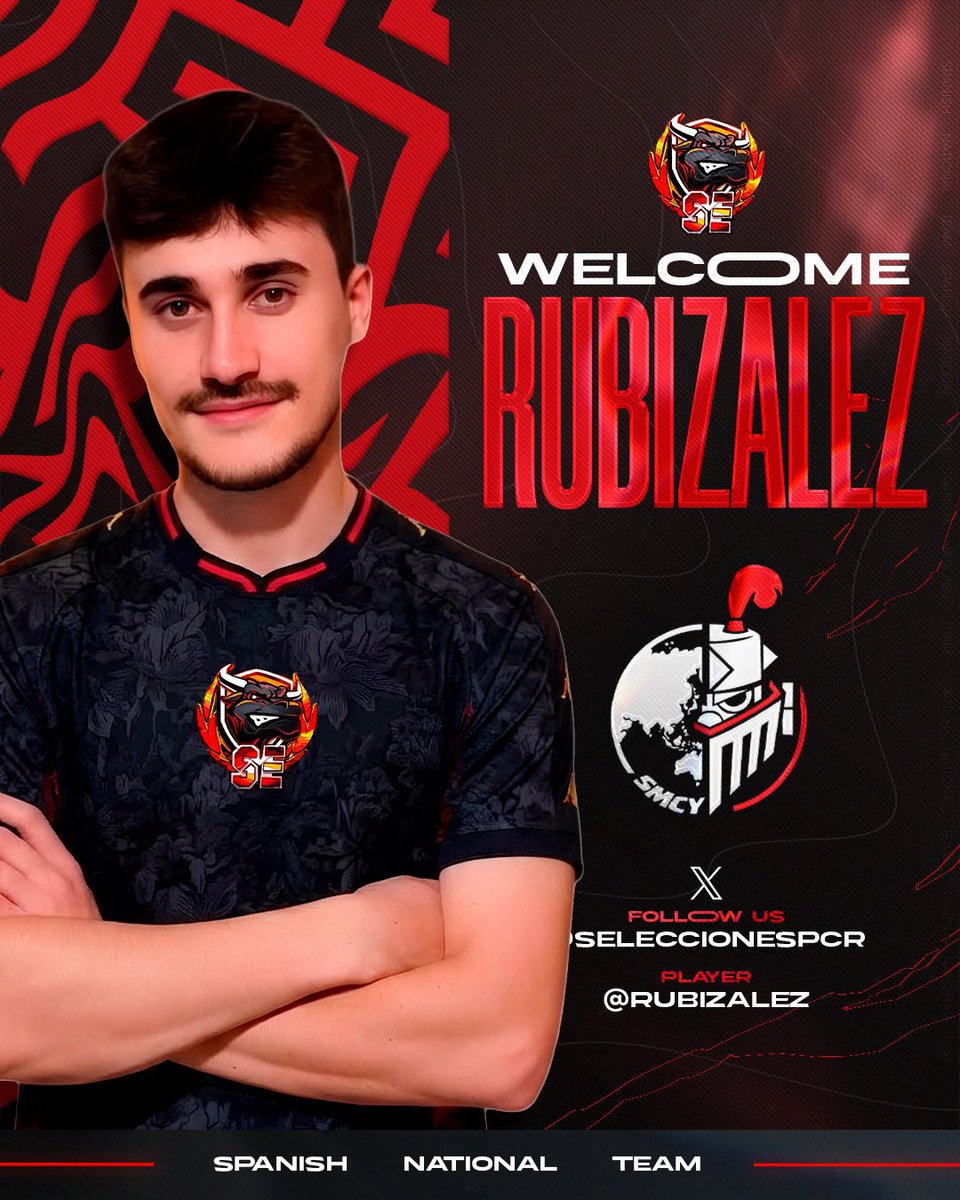 SeleccionEspCR's tweet photo. Octavo integrante de la Selección 🇪🇸

El mejor jugador español de la historia. Campeón del mundo y leyenda del Clash Royale. La otra pareja de uno de los mejores 2vs2 del mundo. Con todos ustedes…

¡¡ @rubizalez !!

#VamosEspaña #LaRoja https://t.co/WkUqZbfItC