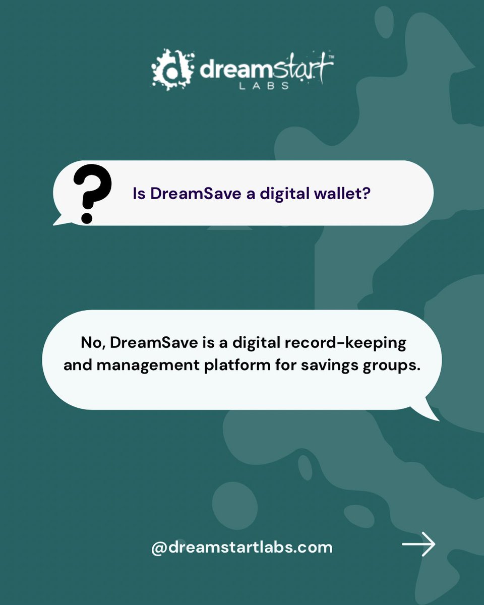 DreamStartLabs's tweet photo. When savings groups move from paper to digital, practical questions naturally arise about how the technology works and what it means for the group.

DreamSave is designed to make that transition simple, practical, and reliable. The app allows groups to record and manage savings, loans, repayments, and other group activities offline, then back up their records once connected to the internet.

Questions about data, access, cost, and continuity also matter. Partners and groups should have clear answers before adopting any digital tool.

Here are some of the most common questions about DreamSave.

Have more questions about DreamSave or how it can support savings groups? Reach out to us at info@dreamstartlabs.com.

#DreamSave #DreamInsights #DreamLink #DreamStartLabs #FinancialInclusion