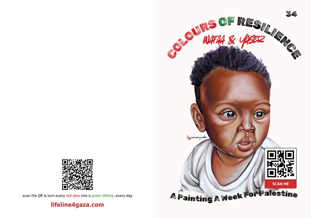 ll4gaza_ofcl's tweet photo. 📢 To amplify the #ColoursOfResilience initiative by @HypomanicPaint, we are featuring their weekly paintings in our Postcards section.

Week 34: Wafaa @WafaaAman2001 🕊️
Appeal #4013 - https://t.co/bgFMtV5ocF

Wafaa, a Palestinian mother from Gaza, is raising her young son, Yaser, amid extremely difficult living conditions. Yaser is suffering from malnutrition, while Wafaa struggles to provide him with food, clothing, diapers, medical care, and proper nutrition. She is seeking support to meet her son’s essential needs and help provide him with a healthier, safer future. 

How to help:
- Download this beautiful painting @HypomanicPaint made for them as a postcard from the Postcards section on https://t.co/B6DLLWico1 (Community Action - Download postcards), and share it widely with your community to help boost her appeal. 
- Give what you can directly to Wafaa’s appeal  
- Bookmark it & check back in on them regularly  
- Share this post widely

✨ https://t.co/bgFMtV5ocF🫒