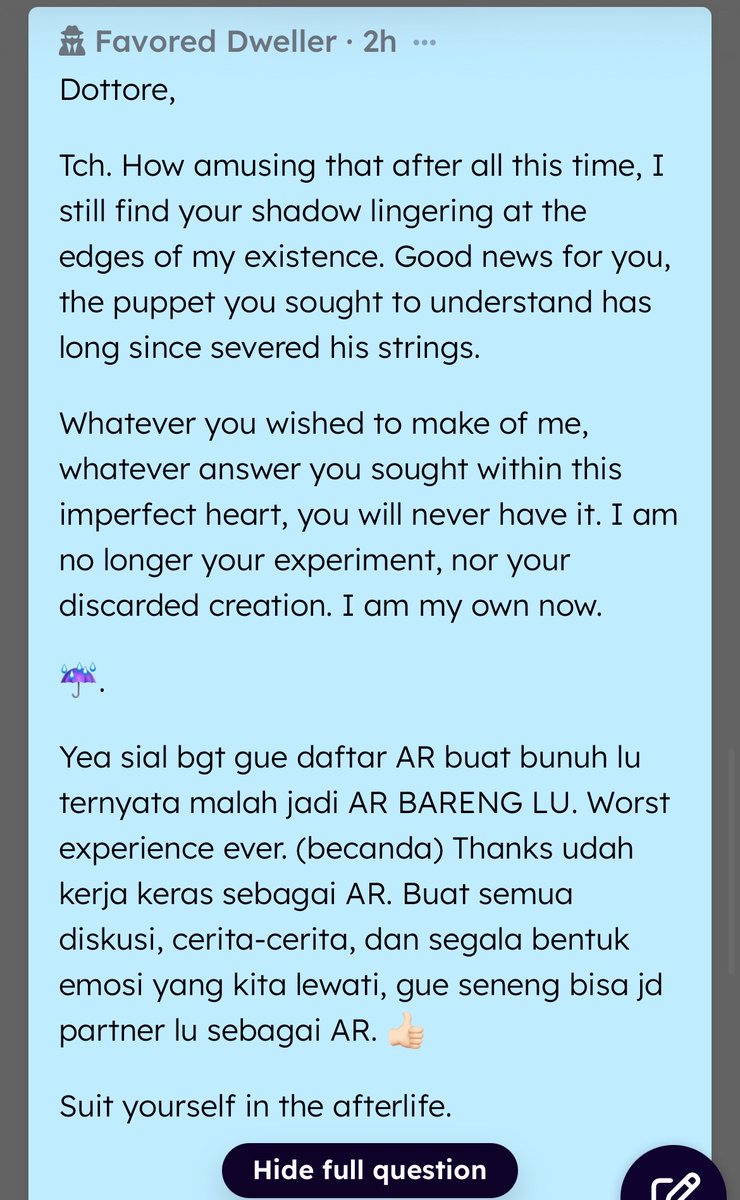 WatcherChilde's tweet photo. 💌 Untuk Venti, Dottore dan Raiden https://t.co/ARAaC3WL9l