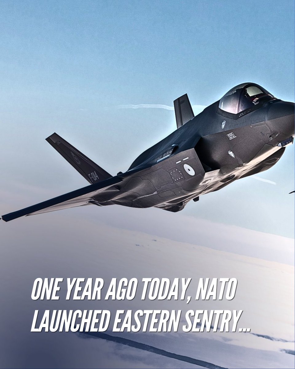 NATO's tweet photo. Over the past decade, NATO has strengthened deterrence and defence along its eastern border. 

With more forces, stronger air and missile defences, and vigilance activities like Eastern Sentry, the Alliance stands ready to protect its eastern part whenever needed https://t.co/DXRv8bbS4X