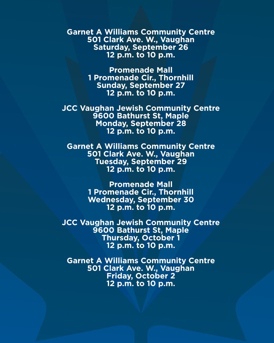 StevenDelDuca's tweet photo. As Vaughan’s Jewish community prepares to observe the High Holy Days, I want residents to know that my office has been in direct contact with @YRP regarding community safety. YRP has advised that it is proactively increasing patrols and deploying its Command Post at strategic locations across York Region throughout the High Holy Days. Residents can expect to see an increased police presence near synagogues, faith-based institutions, community centres and other gathering places across Vaughan. Shanah Tovah and Chag Sameach to everyone celebrating.