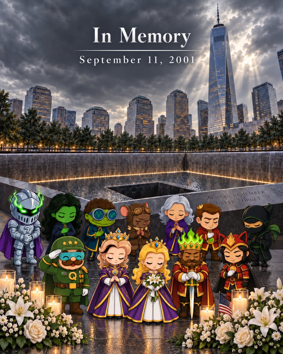 cleanpuffio's tweet photo. We remember the lives lost, the heroes who answered, and the strength that followed. September 11, 2001. Never forget.
#911Remembrance https://t.co/jGchBauPAD
