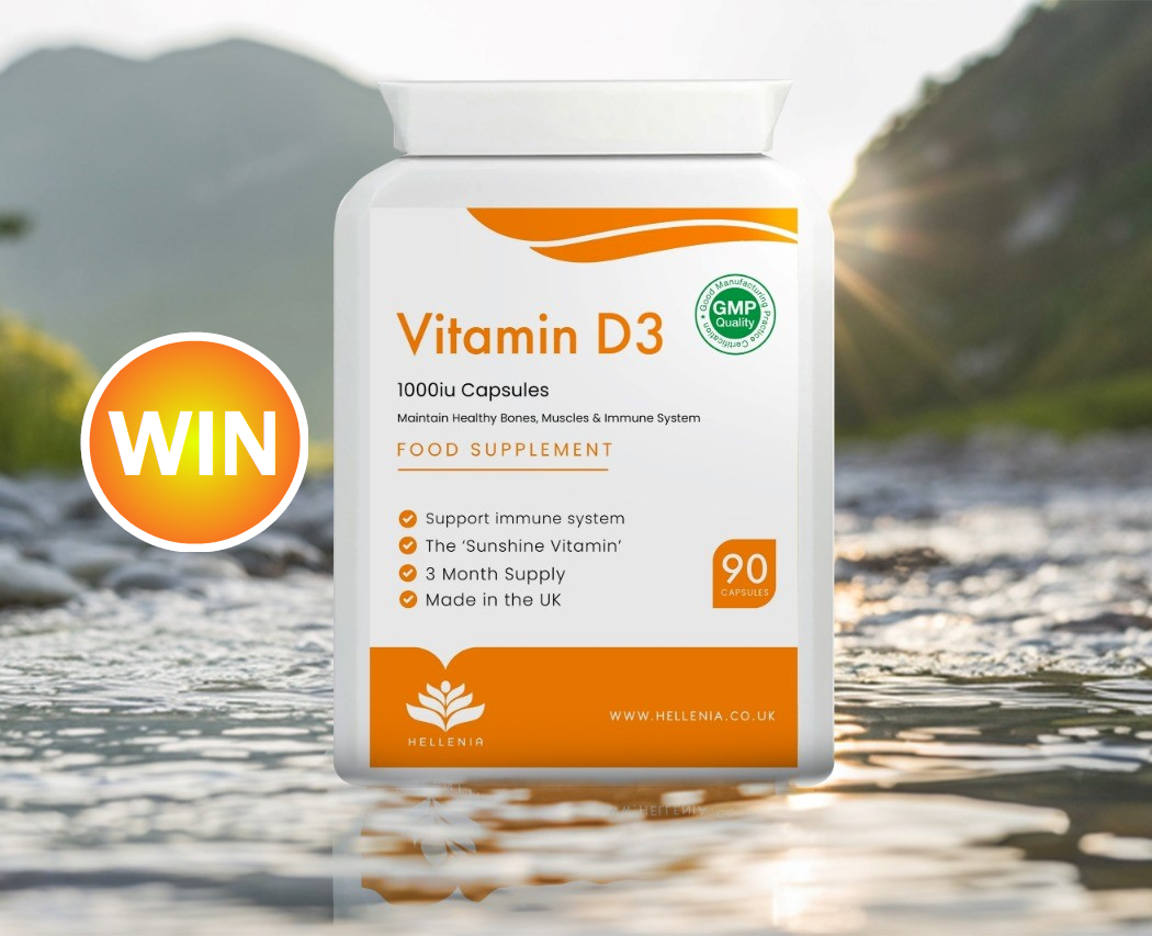 HelleniaUK's tweet photo. #Autumn is the time of year everyone should begin to consider taking a daily #supplement of VitaminD #HealthTips 

We have 2 pots to give away! Repost &amp; like for your chance to enter this #competition and for your chance to #win

#prize #GiveawayAlert #competitions #goodluck https://t.co/Z4dog83IbM