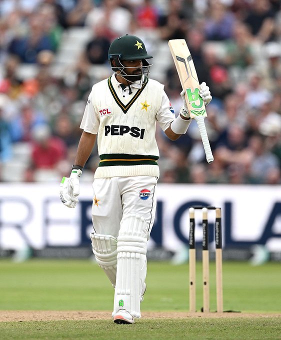 After three single-figure scores, Babar Azam reaches his first half-century of the series 👏