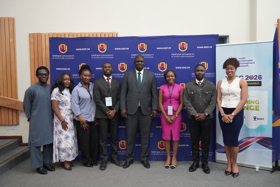 MICTNamibia's tweet photo. DEPUTY MINISTER CALLS ON YOUTH TO LEAD AFRICA’S TRANSFORMATION | Deputy Minister of Information and Communication Technology, Hon. Wenzel Kavaka, has called on young people to take an active role in shaping Africa’s future, emphasising their central role in driving development and transformation. He made the remarks on 10 September 2026 during the 8th Youth Sustainable Development Conference (YSDC) 2026, held under the theme “Powering Change” at the Namibia University of Science and Technology (NUST) in Windhoek.
Hon. Kavaka highlighted the rapid changes taking place across Africa, particularly in technology, renewable energy, entrepreneurship and skills development. He stressed that Namibia’s development ambitions must translate into meaningful opportunities for young people to learn, work, build businesses, innovate and participate meaningfully in the economy. He further noted that young people need not only opportunities, but also the skills, information, networks, financing and platforms necessary to make use of them.
Encouraging young people attending the conference to make the most of the platform, the Deputy Minister urged them to ask questions, build relationships, challenge existing thinking and turn ideas into action. He reminded them that they are not waiting for Africa’s future, but are already part of building it, calling on them to develop their skills, create solutions and be prepared to lead the opportunities emerging from Namibia and Africa’s transformation.
