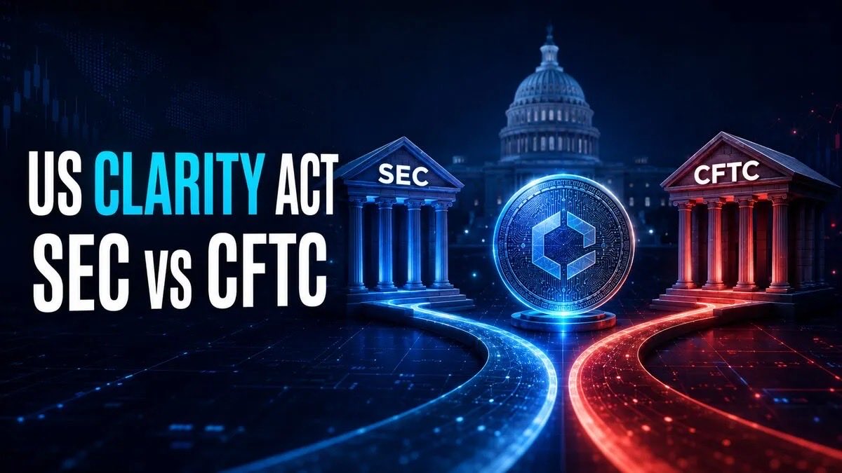 the_cryptohype's tweet photo. A revised U.S. CLARITY Act would require non-decentralized DeFi protocols with identifiable controllers to register with the CFTC.

The updated bill also narrows DeFi protections to spot and cash transactions, ahead of a key Senate vote on September 15. https://t.co/QVf5MYhEj4