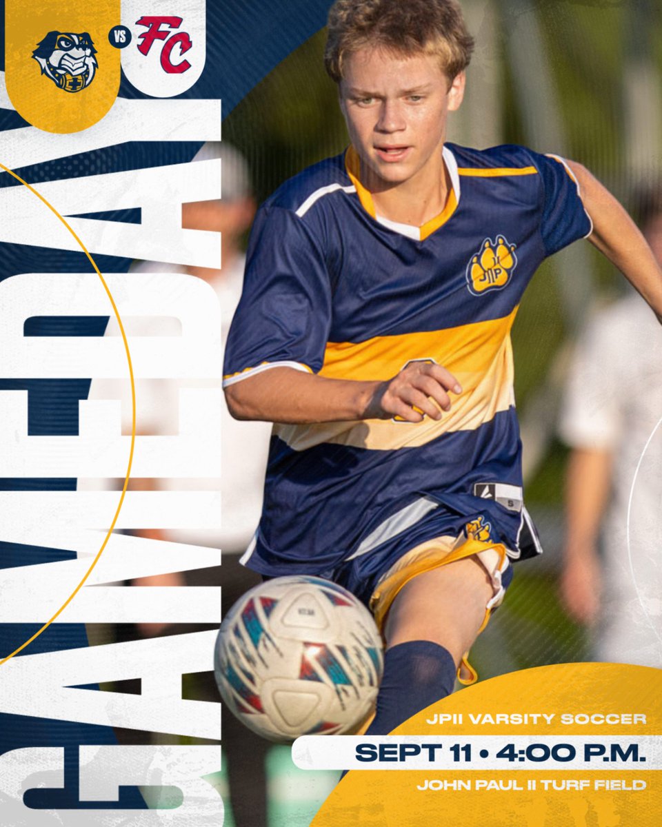 JP2SPORTS's tweet photo. Our Saints varsity soccer team is hosting Faith Christian at 4:00 P.M. this afternoon and would love to see you KICK IT in the stands! ⚽️ 🐾 https://t.co/kNtSLj2F3D