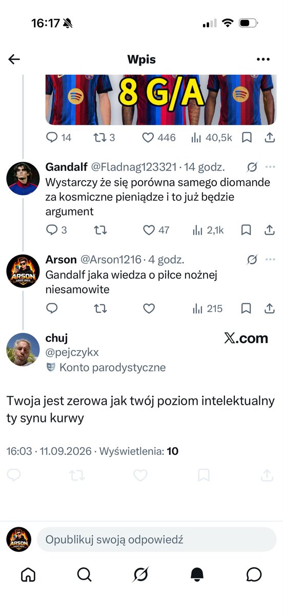 Arson1216's tweet photo. #poszukiwany Witam szanownych użytkowników, czy ktoś zna lub kojarzy tego użytkownika ? Chciałbym porozmawiać z jego rodzicami na temat jego wysokiej kultury osobistej. Wiadomo, na X każdy się z każdym podszczypuje i dogryza, ale nie róbmy tego w taki sposób. https://t.co/8vsO7ybd15