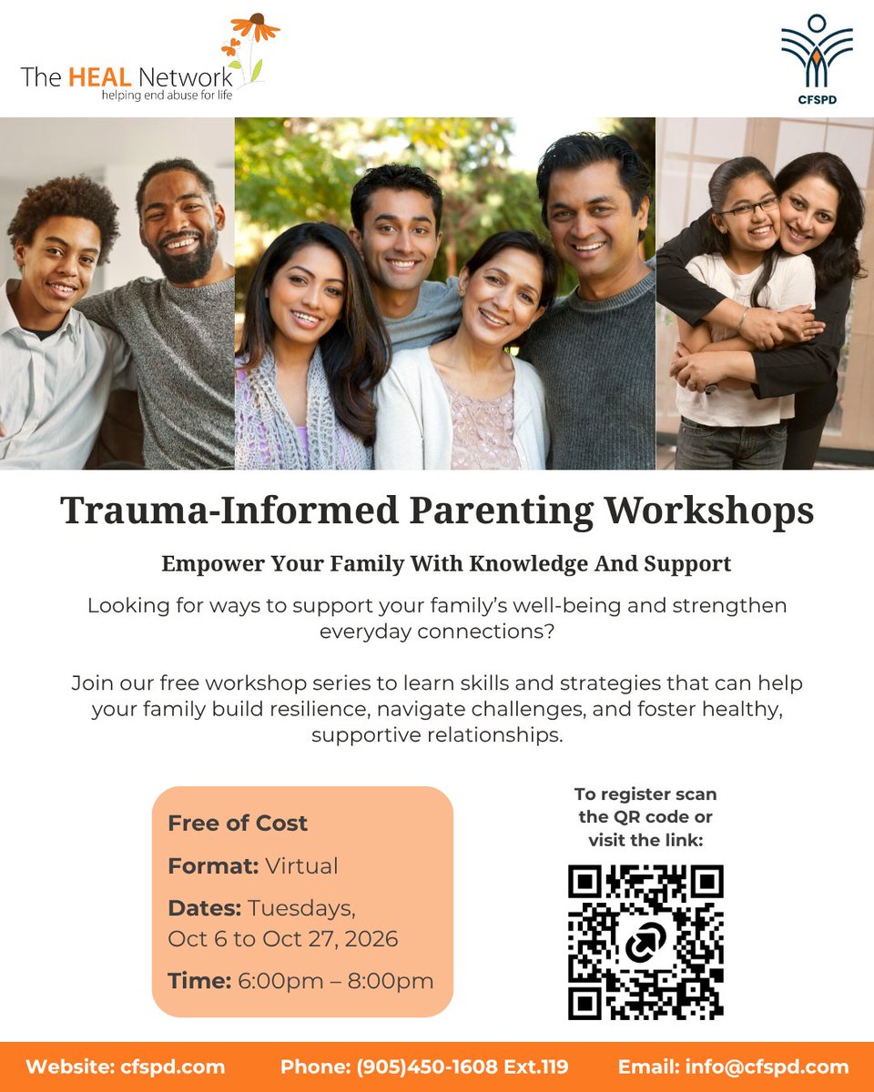 CFSPD's tweet photo. Looking for ways to support your family's well-being and strengthen everyday connections? Check out our parenting workshops happening every Tuesday this month! To register, visit https://t.co/0E0SbHdD3S https://t.co/JqTQ252OmD