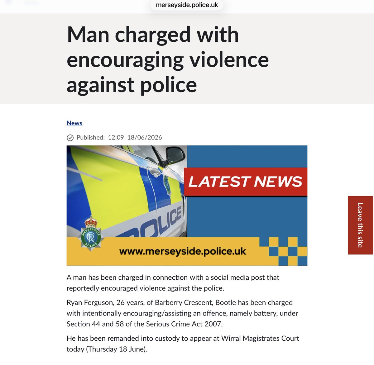 BrexitBuster's tweet photo. @TheRealJamieKay Ryan Ferguson is a vile piece of work… serial criminal and ex-jailbird. In 2024 the Court heard that he has ‘multiple convictions’. Every community’s nightmare neighbour. Hopefully he should be back behind bars soon. A parasite, not a patriot. https://t.co/vWKmSnreub