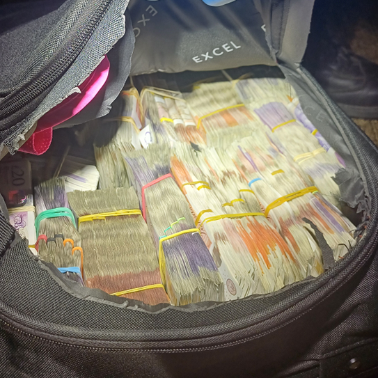 MerseyPolice's tweet photo. Bags packed with nearly £300,000 in cash inside. But the only place he’s going is jail. 🔒

On Friday 24 October 2025, Philip Aryeetey was driving on the M57, when he was stopped by our officers. Following a search of his vehicle, they discovered a padlocked suitcase stashed underneath the driver’s seat which contained £299,440 in cash.

A search of his home was carried out which led to the seizure of a further £2,000 in cash, as well as 65 grams of cocaine and a taser.

Aryeetey, 55, of Tanhouse Road was sentenced to three years in prison, after he pleaded guilty to two counts of possessing criminal property, possession of a controlled Class A drug with intent to supply and possessing a prohibited firearm. 

The investigation was carried out by officers from Merseyside Organised Crime Partnership – a joint Merseyside Police and National Crime Agency team dedicated to tackling serious and organised crime in the county.

This was a significant cash seizure and shows how our officers will leave no stone unturned when it comes to stopping people involved in organised crime.

We will relentlessly target anyone who brings fear and harm to our communities, while safeguarding the innocent victims of their actions.