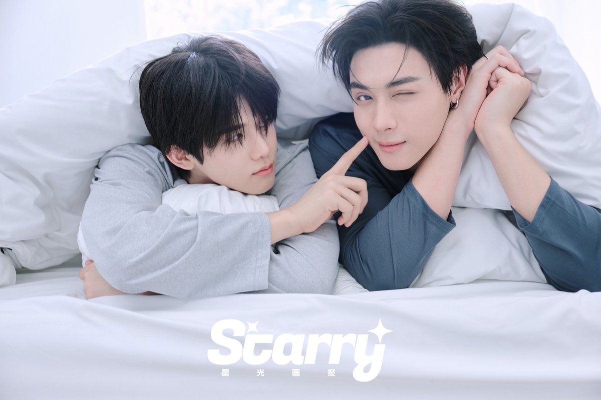 Starryhongkong's tweet photo. 他是沉稳的锚，他是灵动的风。 @JARUKiTzX96 @mii_iin_  在“心动失重”中达成奇妙平衡 —— 这一秒，世界只有对视的距离💜🩵
#Vitomin 
#TOPTAPJarukit #MINLEEthanakorn
#ToptapMinlee 心动失重大片 限时预售现已开启！
订阅链接：https://t.co/Ilg9CnE3yY https://t.co/juLPvgw0OU
