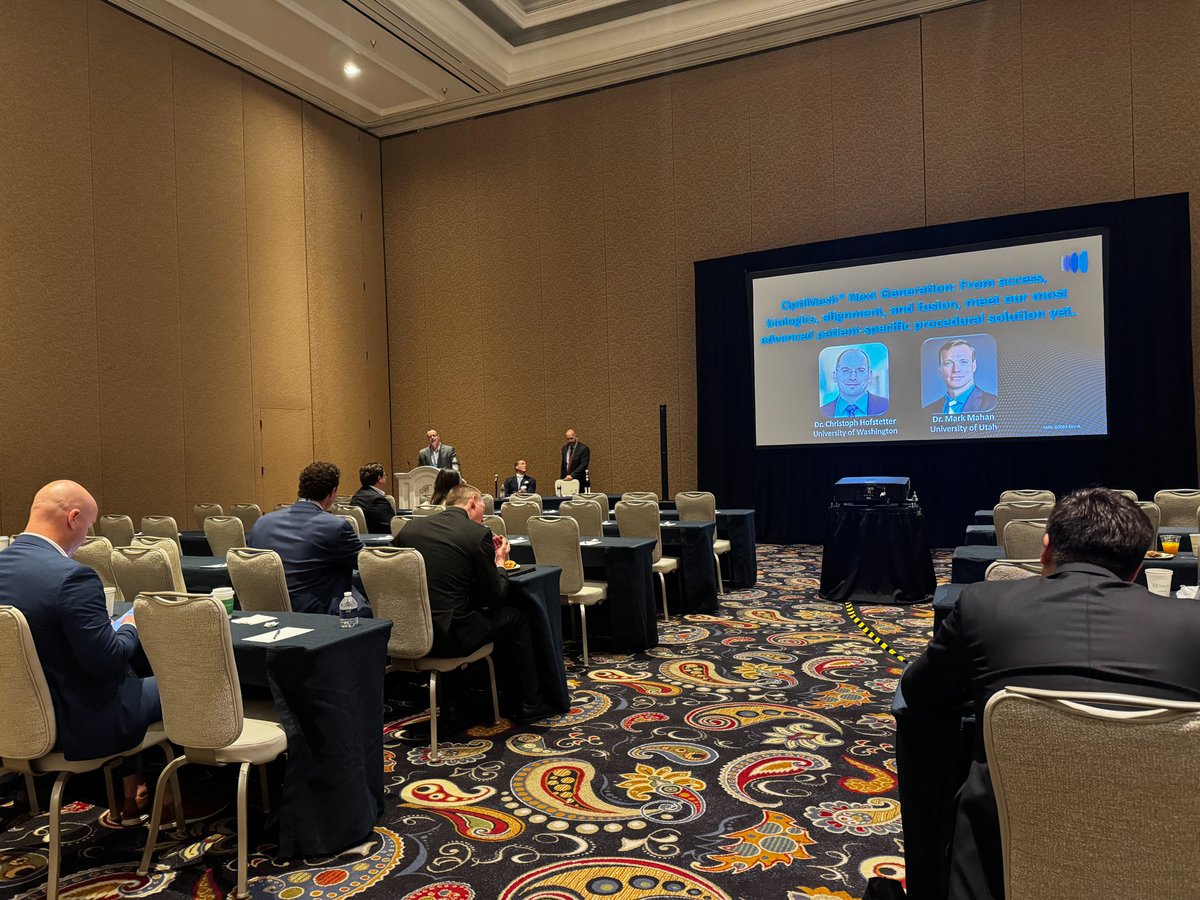 ForSpine's tweet photo. Good morning from Las Vegas! ☀️

Day 2 of #SMISS26 is getting started with breakfast workshops from National Spine Health Foundation, SI-BONE, and Spineology Inc. before a full day of scientific sessions, exhibits and networking. https://t.co/JCy6uWIwaK