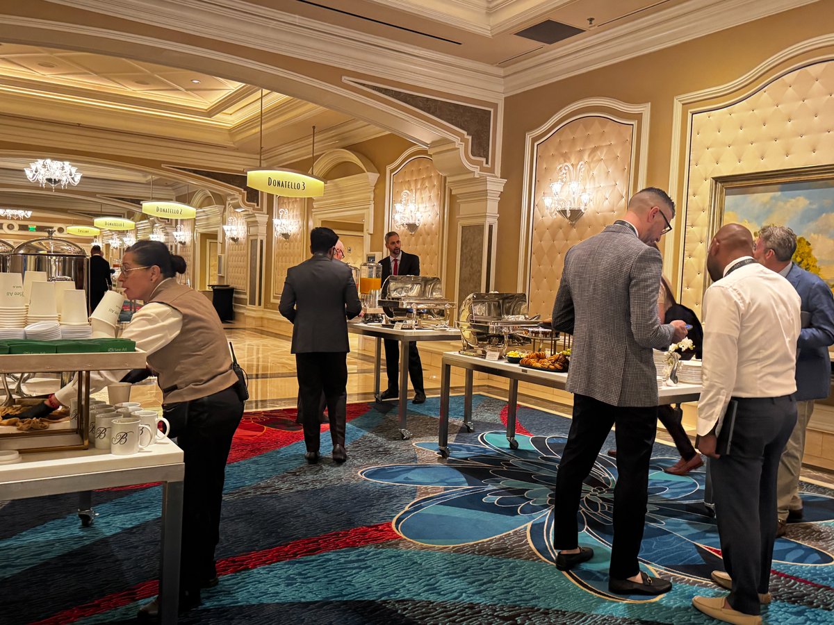 ForSpine's tweet photo. Good morning from Las Vegas! ☀️

Day 2 of #SMISS26 is getting started with breakfast workshops from National Spine Health Foundation, SI-BONE, and Spineology Inc. before a full day of scientific sessions, exhibits and networking. https://t.co/JCy6uWIwaK