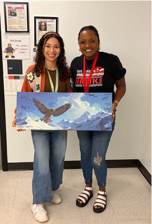 IsonSpringsES's tweet photo. Mrs. S. Landers radiates positivity. She is constantly contributing great ideas to help build students up. She is always ready to lend a helping hand and kind words of advice. She is someone I truly admire. I know she is doing amazing things in 3rd grade. #ShineandSucceed https://t.co/nzbdNg56JM