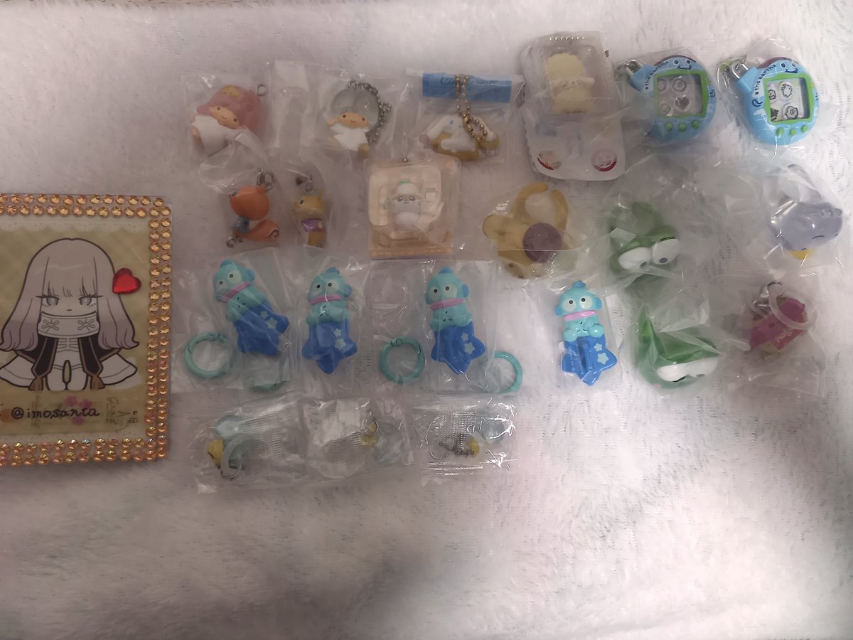 imosanta's tweet photo. 【交換】 めじるしアクセサリー　たまごっち　サンリオ、ファッションリング　オーロラコレクション　キーリングハンガー　どうぶつの森　ニャッキ！　明日のナージャ　他

譲)画像1枚目
求)画像2枚目>異種ガチャ

横浜駅手渡し(その場合譲渡可)>郵送
おじゃる丸のオコリン坊とニコリン坊最優先 https://t.co/DLWGUcykDC