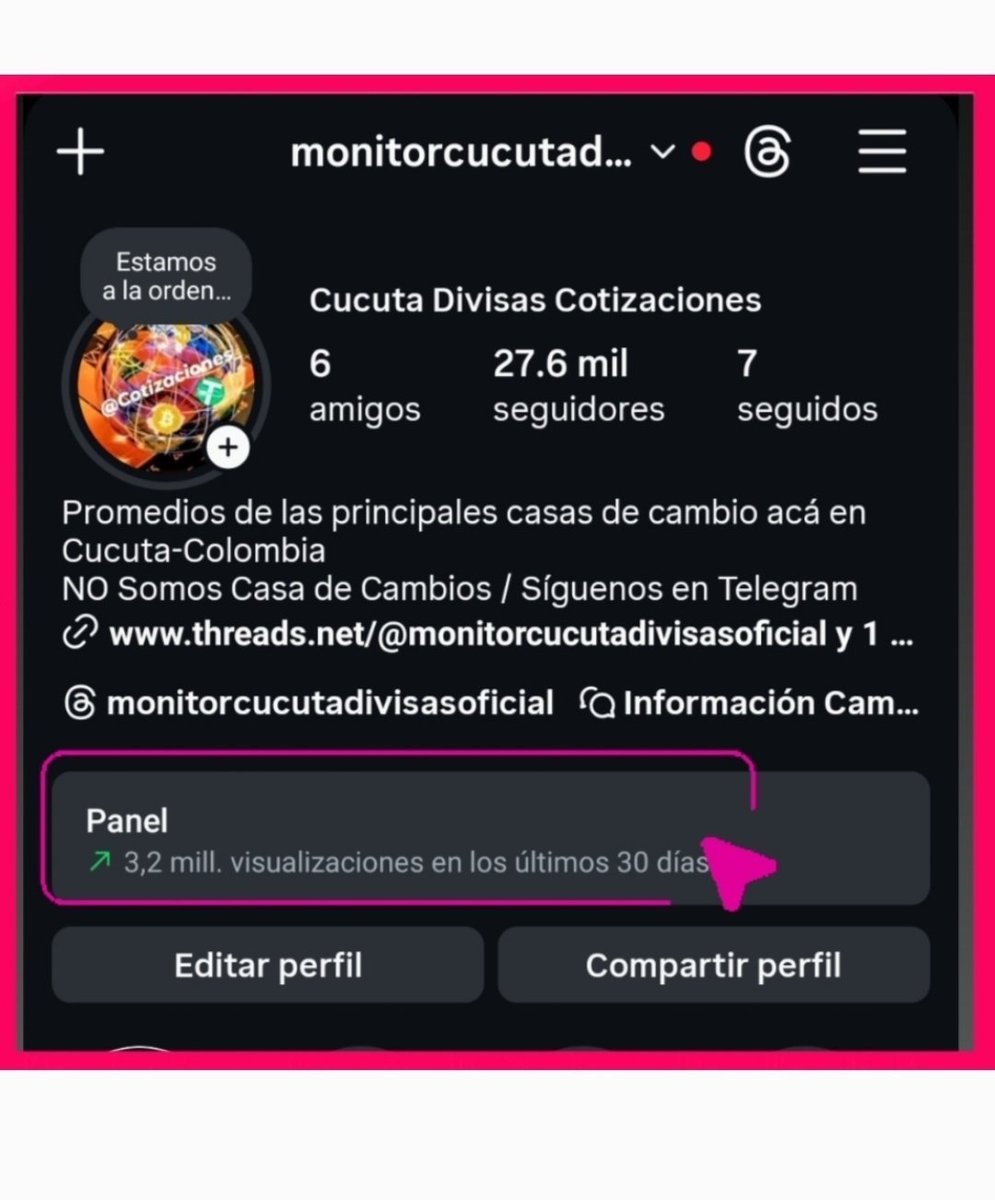 Cotizaciones_'s tweet photo. Buen día! ⚠️
Hilo 🧵
1) Yá són 4 meses de silencio de @instagram y @Meta ante la censura de monitorcucutadivisasoficial Basta ya⚠️
2)  7 años de trayectoria, +28.000 seguidores, contenido 100% informativo sobre mercado cambiario. Inhabilitada sin justificación el 22/04/2026.... https://t.co/T790bWwSCx