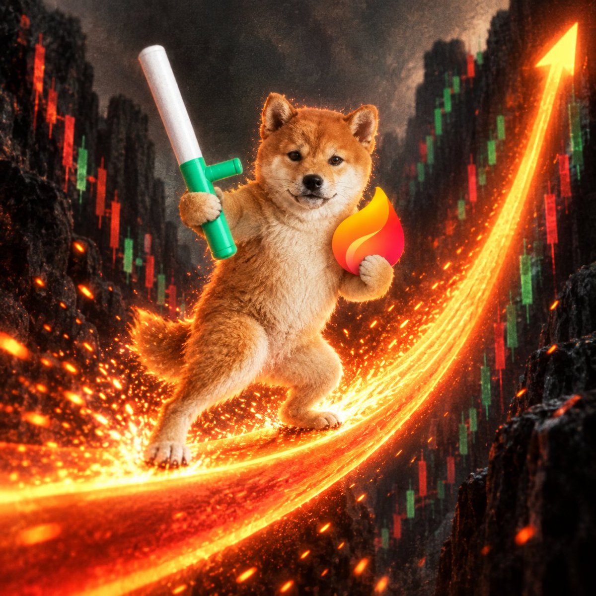 BATON_EMBER's tweet photo. One paw controls the curve. The other keeps the ember alive. 🔥

Baton Embercurve is here to guide the chaos and light the next move.

#BATEMBER #Pump #Solana https://t.co/HtFsYC2HwS